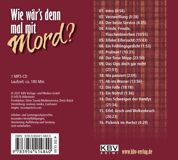 Produktbild: Wie w&auml;r's denn mal mit Mord?