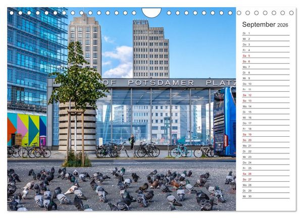Produktbild: Berlin-Zentrum - Der Planer (Wandkalender 2026 DIN A4 quer), CALVENDO Monatskalender