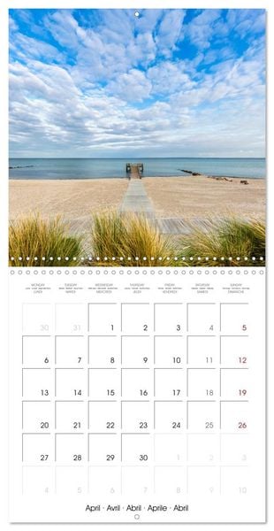 Produktbild: SEA BREEZE Relaxing coastal moments (Wall Calendar 2026 12 &times; 12 Inch) CALVENDO 12 Month Wall Calendar