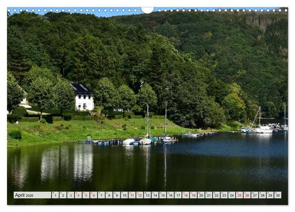 Produktbild: Rurberg und Woffelsbach - Leben wo andere Urlaub machen, in der Eifel (Wandkalender 2026 DIN A3 quer), CALVENDO Monatskalender