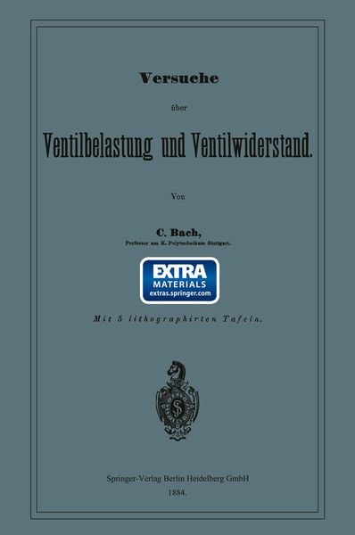 Produktbild: Versuche &uuml;ber Ventilbelastung und Ventilwiderstand