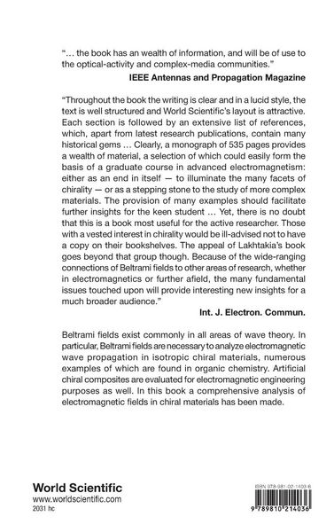 Produktbild: BELTRAMI FIELDS IN CHIRAL MEDIA (V2)