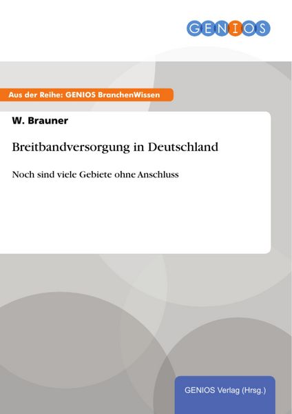 Produktbild: Breitbandversorgung in Deutschland