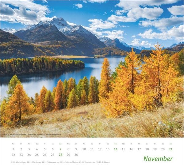 Produktbild: times&more Alpen Bildkalender 2027