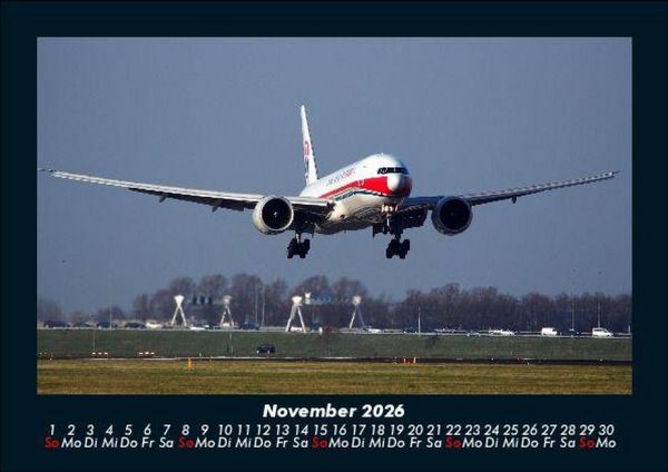 Produktbild: Flugzeuge 2026 Fotokalender DIN A5