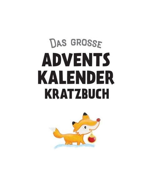 Produktbild: Das gro&szlig;e Adventskalender Kritzel-Kratzel Buch