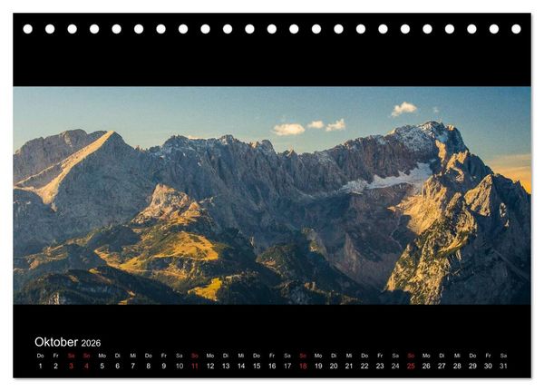 Produktbild: Alpenrand zwischen Isar und Lech (Tischkalender 2026 DIN A5 quer), CALVENDO Monatskalender
