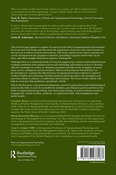Produktbild: Improving Organizational Interventions For Stress and Well-Being