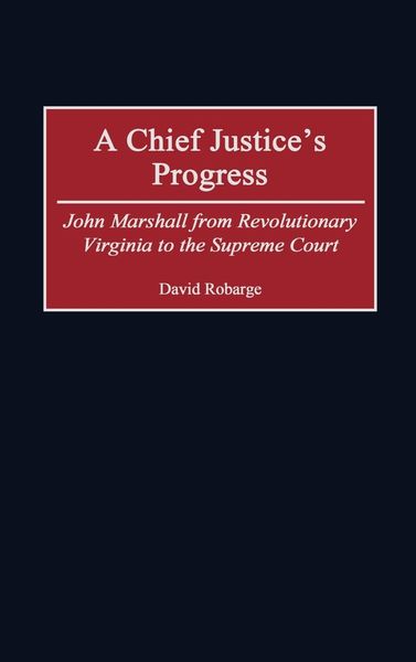 Produktbild: A Chief Justice's Progress