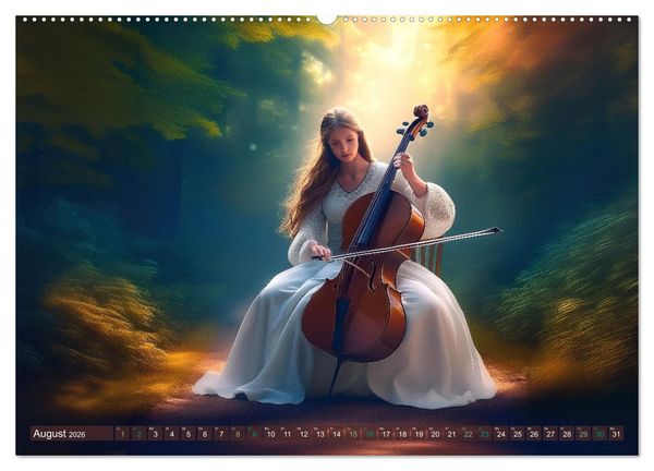 Produktbild: Musizieren einmal anders (hochwertiger Premium Wandkalender 2026 DIN A2 quer), Kunstdruck in Hochglanz