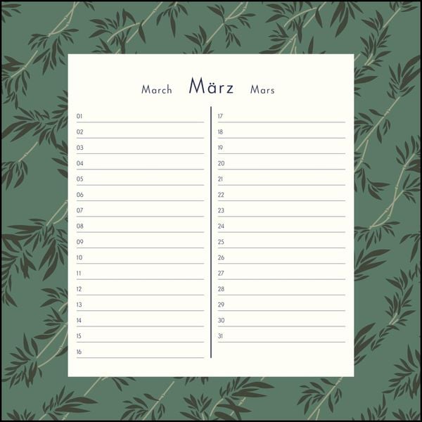 Produktbild: Immerw&auml;hrender Geburtstagskalender &ndash; Lovely Flowers &ndash; Haferkorn & Sauerbrey &ndash; Quadrat-Format 24 x 24 cm
