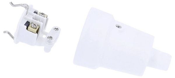 Produktbild: AS Schwabe 62224 Schutzkontaktkupplung PVC 230V Wei&szlig;