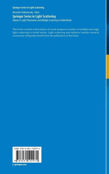 Produktbild: Springer Series in Light Scattering