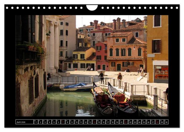 Produktbild: Romantisches Fernweh - Venedig (Wandkalender 2026 DIN A4 quer), CALVENDO Monatskalender