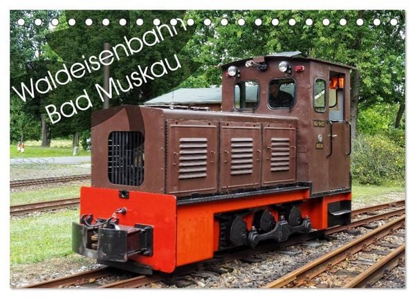 Produktbild: Waldeisenbahn Bad Muskau (Tischkalender 2026 DIN A5 quer), CALVENDO Monatskalender