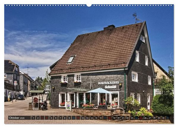 Produktbild: Stadtansichten N&uuml;mbrecht - Der Kurort im Oberbergischen Kreis (Wandkalender 2026 DIN A2 quer), CALVENDO Monatskalender