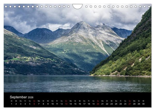 Produktbild: Norwegen - Unterwegs im Land der Berge, Trolle und Fjorde (Wandkalender 2026 DIN A4 quer), CALVENDO Monatskalender