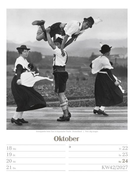 Produktbild: Die gute alte Zeit Wochenplaner Kalender 2027