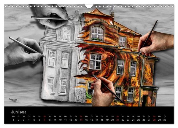 Produktbild: Der kreative Hauskalender (Wandkalender 2026 DIN A3 quer), CALVENDO Monatskalender