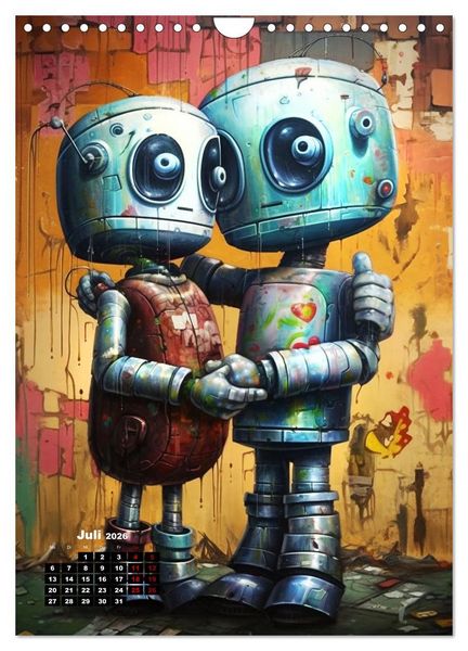 Produktbild: Graffiti Art (Wandkalender 2026 DIN A4 hoch), CALVENDO Monatskalender