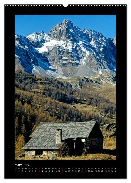 Produktbild: La vall&eacute;e de la Clar&eacute;e Hautes-Alpes (Calendrier mural 2026 DIN A2 horizontal) calendrier de bureau