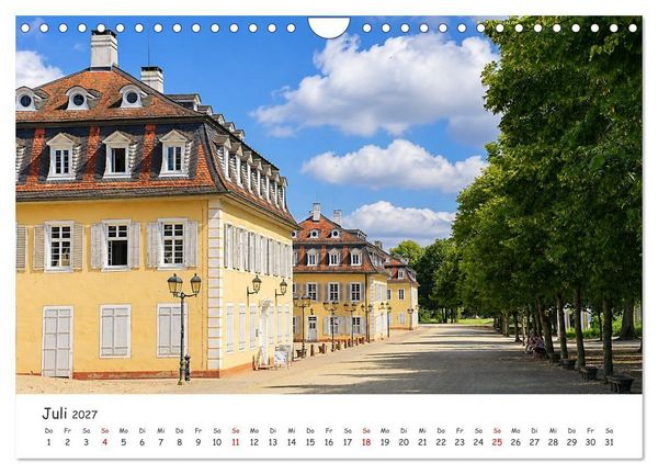 Produktbild: Hanau Kurpark und Kesselstadt (Wandkalender 2027 DIN A4 quer), CALVENDO Monatskalender