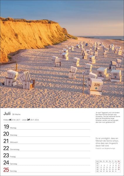 Produktbild: Sylt Wochenplaner 2027 - Eine Reise in 53 Bildern