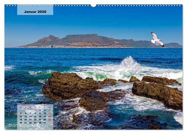 Produktbild: S&uuml;dafrika &ndash; Kapstadt und Westkap (hochwertiger Premium Wandkalender 2026 DIN A2 quer), Kunstdruck in Hochglanz