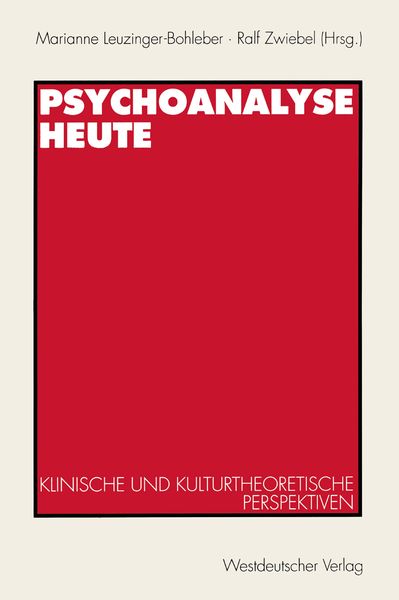 Produktbild: Psychoanalyse heute