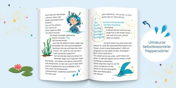 Produktbild: Lesewald, Der Zauber des Wassers &ndash; Buch zum Lesen lernen | Thema: Mehr Mut bei Angst vor Wasser | Lesen erster W&ouml;rter, Vorlesen, Mitmachspa&szlig;