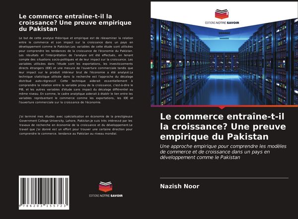 Produktbild: Le commerce entra&icirc;ne-t-il la croissance? Une preuve empirique du Pakistan