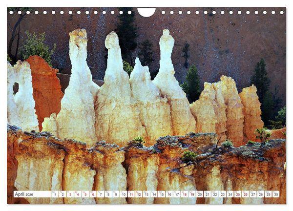 Produktbild: Bryce Canyon, Sunrise and Sunset points (Wall Calendar 2026 DIN A4 landscape), CALVENDO 12 Month Wall Calendar