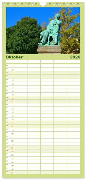Produktbild: Familienplaner 2026 - Zwickau - Stadt an der Mulde mit 5 Spalten (Wandkalender, 21 x 45 cm) CALVENDO