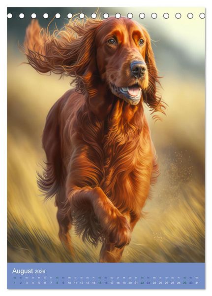Produktbild: Hunde mit Temperament (Tischkalender 2026 DIN A5 hoch), CALVENDO Monatskalender