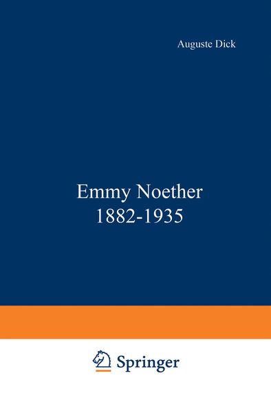 Produktbild: Emmy Noether 1882&ndash;1935