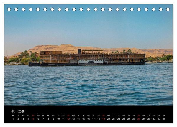 Produktbild: Luxor in Bildern - Auf den Spuren des antiken &Auml;gypten in Theben Ost und Theben West (Tischkalender 2026 DIN A5 quer), CALVENDO Monatskalender