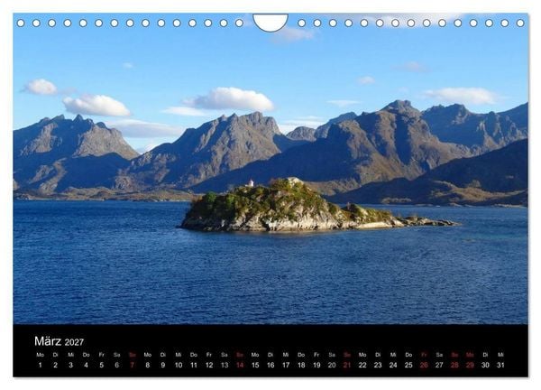 Produktbild: Impressionen von Norwegen entlang der Hurtigruten (Wandkalender 2027 DIN A4 quer), CALVENDO Monatskalender