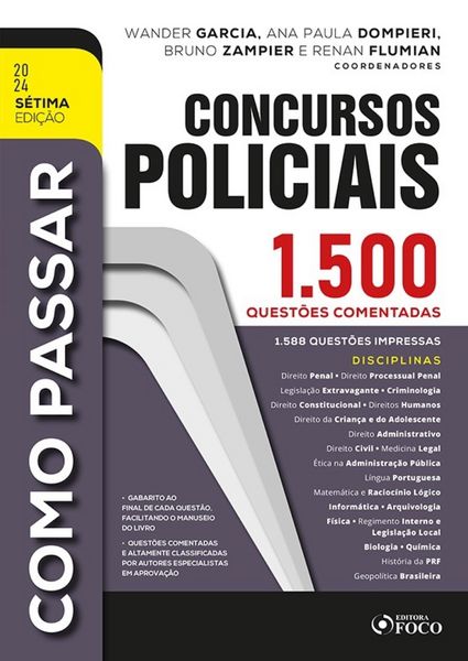 Produktbild: Como Passar em Concursos Policiais
