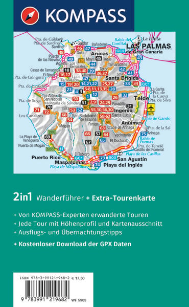 Produktbild: KOMPASS Wanderf&uuml;hrer Gran Canaria, 75 Touren