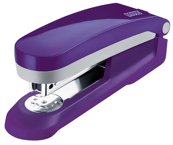 Produktbild: Heftger&auml;t E 25 fresh, bis 25 Blatt fresh violett/grau,Oberlademechanik