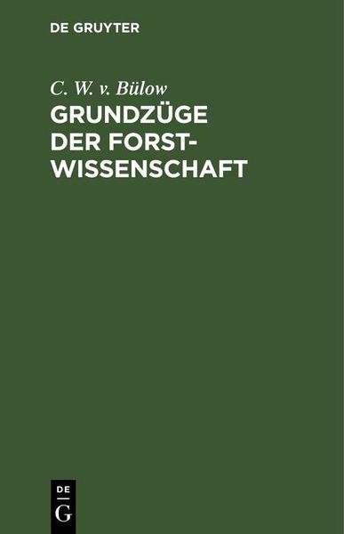 Produktbild: Grundz&uuml;ge der Forstwissenschaft