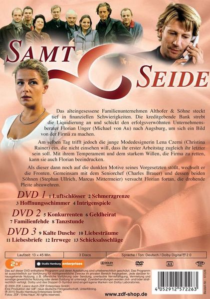 Produktbild: Samt & Seide - Staffel 2/Folgen 01-13 [3 DVDs]