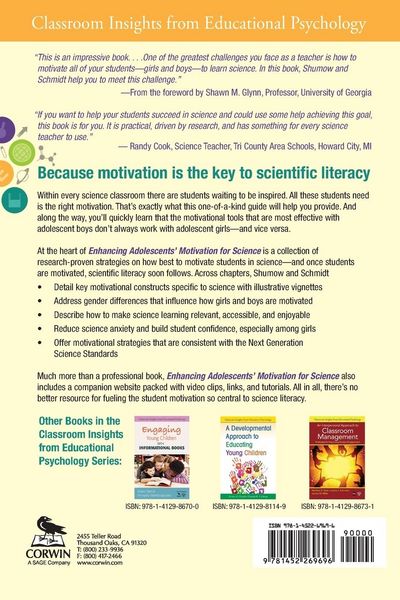 Produktbild: Enhancing Adolescents' Motivation for Science