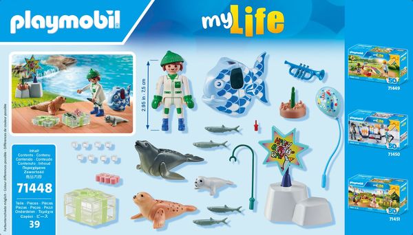 Produktbild: PLAYMOBIL 71448 Tierf&uuml;tterung