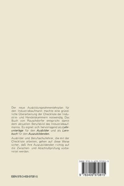 Produktbild: Die Ausbildung in der Industrie