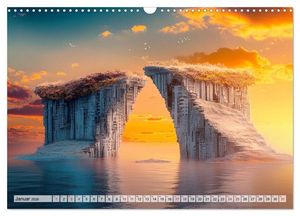Produktbild: An den Grenzen der Realit&auml;t (Wandkalender 2026 DIN A3 quer), CALVENDO Monatskalender