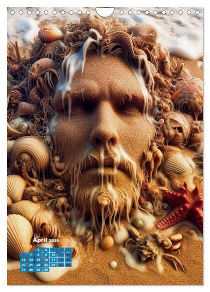 Produktbild: Aus Sand und Meerschaum! (Wandkalender 2026 DIN A4 hoch), CALVENDO Monatskalender