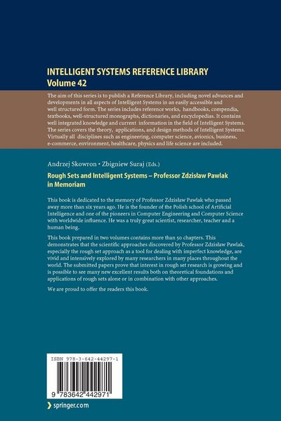 Produktbild: Rough Sets and Intelligent Systems - Professor Zdzisław Pawlak in Memoriam