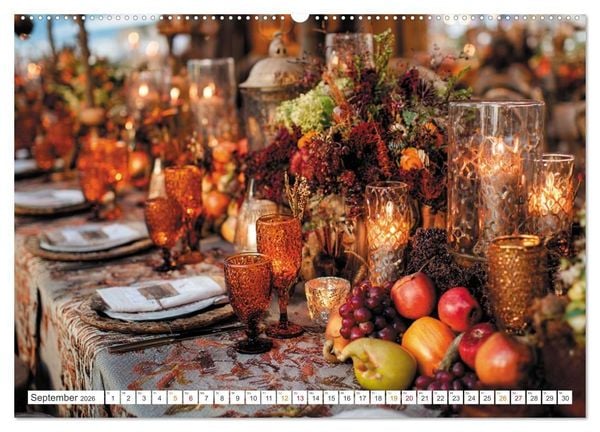 Produktbild: Kulinarische Eleganz (Wandkalender 2026 DIN A2 quer), CALVENDO Monatskalender