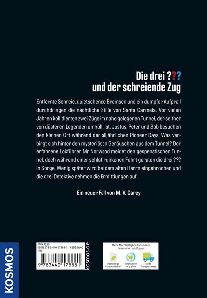 Produktbild: Die drei ??? und der schreiende Zug